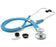 McKesson McKesson Sprague Rappaport Stethoscope Neon Blue 2-Tube 22 Inch Tube Double Sided Chestpiece - 641NB