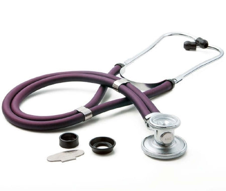 McKesson - Sprague Stethoscope Purple 2-Tube 22 Inch Tube Double-Sided Chestpiece - 641VMM