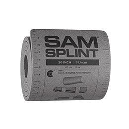 McKesson McKesson SAM Moldable Splint Foam / Aluminum Gray 36 Inch - SP1109R-LOGO