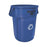 Rubbermaid Brute - Recycling Container 32 gal. Round Blue Plastic Open Top - FG263273BLU