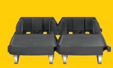 Saalfeld Redistribution Slim Jim Container Dolly Casters Casters Resin - 1980602
