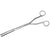 MedGyn - Ovum Forceps Hern-Van-Lyth 9-1/2 Inch Length Surgical Grade Stainless Steel NonSterile NonLocking Finger Ring Handle Curved 9 mm Jaws with Fine Teeth - 031166