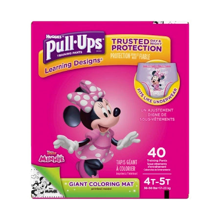 Kimberly Clark Pull-Ups Learning Designs Toddler Training Pants Pull On 4T to 5T Disposable Heavy Absorbency - 45143