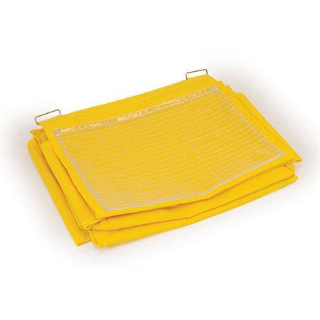 MarketLab - PPE Dispenser Door Mount Yellow 5 X 16-1/4 X 53 Inch Mesh - Market Lab - 18698-YL
