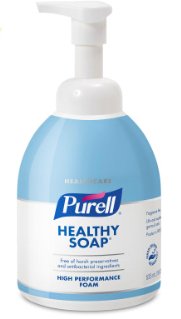 GOJO PurellCRT Healthy Soap Soap Foaming 535 mL Pump Bottle Unscented - 5775-04