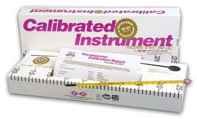 Easy-Read - Liquid-in-Glass Thermometer Celsius -10° to +70°C Partial Immersion Does Not Require Power - 13201561