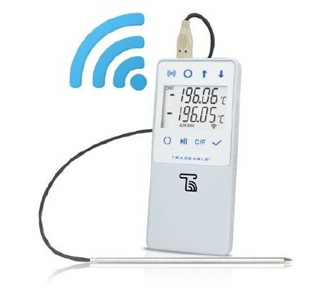Control 3 Holdings LLC TraceableLIVE Digital Datalogging Thermometer Fahrenheit / Celsius -328° to 221°F (-200° to 105°C) Platinum Sensor / Stainless Steel Probe Multiple Mounting Options Battery Operated - 6512