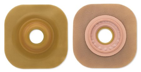 New Image - Ostomy Barrier Trim to Fit, Standard Wear Adhesive Tape Borders 44 mm Flange Green Code System Flexwear Up to 1 Inch Opening - 13402