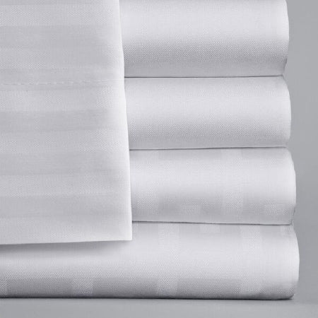 Standard Textile ComforTwill Bed Sheet Fitted 54 X 80 X 14 Inch White Reusable - 1470100