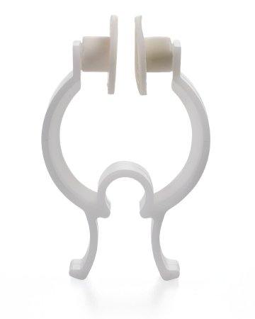 McKesson McKesson Nose Clip Rubber, Disposable, White Plastic For Spirometry - 16-MCKNCR