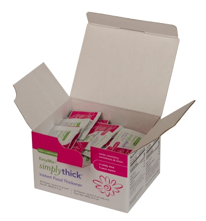 Simply Thick SimplyThickEasy Mix Food and Beverage Thickener 6 Gram Individual Packet Unflavored Gel Nectar Consistency - STIND200L2