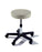 Midmark Ritter 270 Value Series Adjustable Stool Backless Screw Adjust, Manual Seat Height Adjustment 5 Casters Stone - 270-001-814