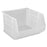ULINE - Stackable Storage Bin Uline Clear Plastic 11 X 16-1/2 X 18 Inch - S-12422C
