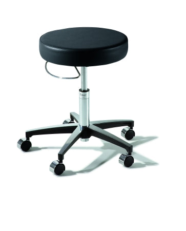 Midmark Ritter 276 Classic Series Air Lift Stool Backless Air Lift, Pneumatic Height Adjustment, 8 Inch Hand Ring 5 Casters Ultrafree Harbor - 276-001-861
