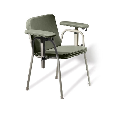 Ritter 281 - Blood Drawing Chair Double Fixed Armrest Mineral - 281-011-844