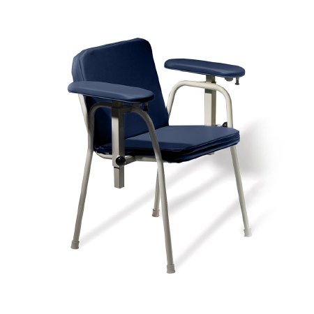 Ritter 281 - Blood Drawing Chair Double Fixed Armrest Soothing Blue - 281-011-855