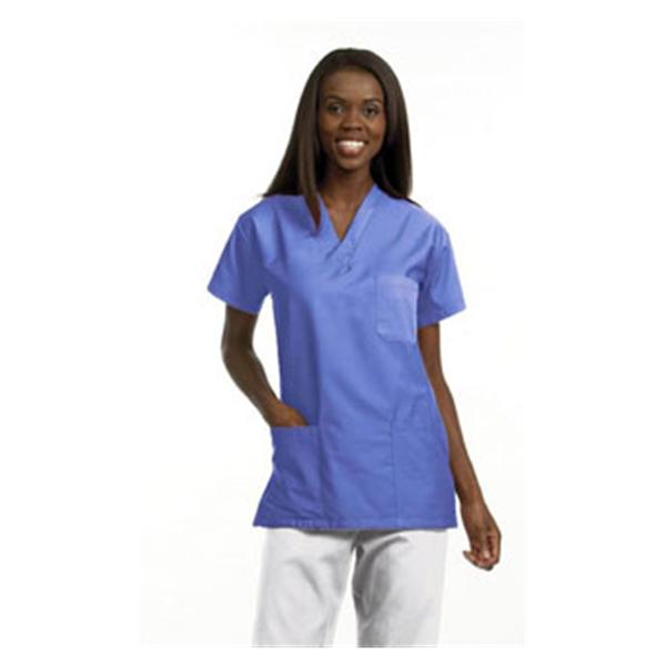 Fashion Seal Shirt Scrub Fashion Poplin Unisex Large Ceil Blue Ea - 78762-L