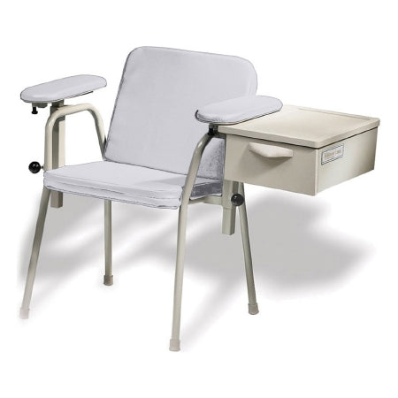 Ritter 281 - Blood Drawing Chair Double Fixed Armrest Mist - 281-012-813
