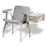 Ritter 281 - Blood Drawing Chair Double Fixed Armrest Stone - 281-012-814
