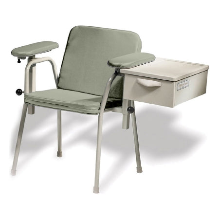 Ritter 281 - Blood Drawing Chair Double Fixed Armrest Mineral - 281-012-844