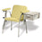 Ritter 281 - Blood Drawing Chair Double Fixed Armrest Citrus - 281-012-849