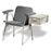 Ritter 281 - Blood Drawing Chair Double Fixed Armrest Iron Ore - 281-012-851
