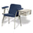 Ritter 281 - Blood Drawing Chair Double Fixed Armrest Soothing Blue - 281-012-855