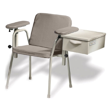 Ritter 281 - Blood Drawing Chair Double Fixed Armrest Dark Linen - 281-012-856