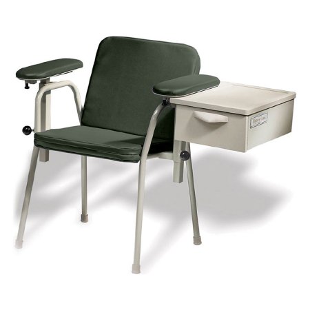 Ritter 281 - Blood Drawing Chair Double Fixed Armrest Wheatgrass - 281-012-862