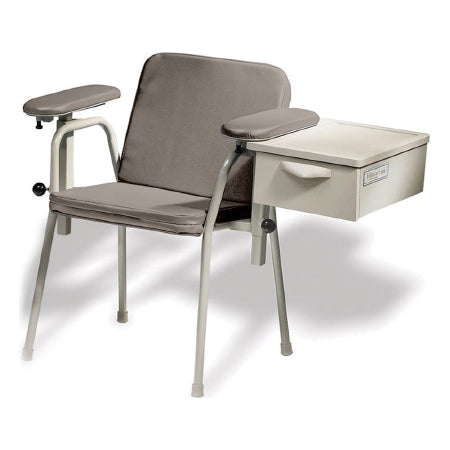 Ritter 281 - Blood Drawing Chair Double Fixed Armrest Dark Linen - 281-012-866