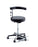 Ritter 278 Classic Series - Air Lift Surgeon Stool Backrest Air Lift, Pneumatic Height Adjustment, Foot Controlled 5 Casters Curative Copper - 278-001-846