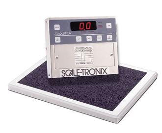 Welch Allyn - Floor Scale Digital Display 660 lbs. / 300 kg Capacity Black AC Adapter / Battery Operated - 5102-X-X