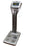Tanita - Total Body Composition Analyzer Stand On Touchscreen Display 660 lbs. Black / Silver - MC-980UPLUS