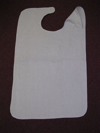 Lew Jan Textile Bib Hook and Loop Closure Reusable Terry Cloth - V91-1830BL