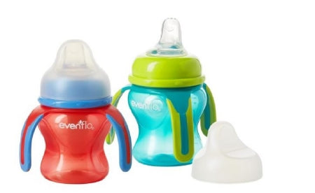 Evenflo Evenflo Soft-flo Sippy Cup 5 oz. Red / Blue Plastic Reusable - 4101111