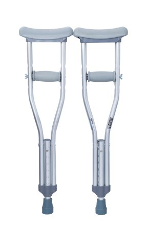 McKesson McKesson Underarm Crutches Aluminum Frame Child 175 lbs. Weight Capacity - 146-10416-1