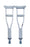 McKesson - Underarm Crutches Aluminum Frame Child 175 lbs. Weight Capacity Push Button Adjustment - 146-10427