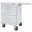 Solaire Medical InnerSpace 7000 Series Harmony Cart 18-1/4 X 24-3/4 X 37.4 Inch 4 Drawers - 7600-21WP-01-4