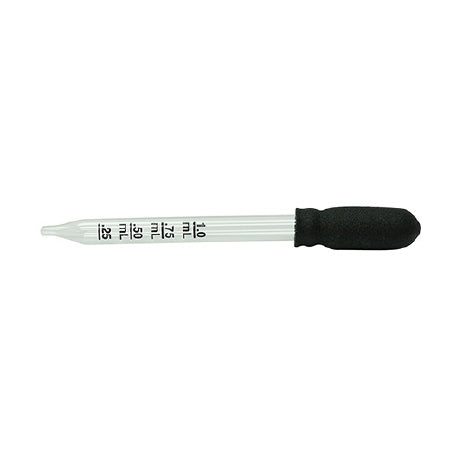 Apothecary Products Medicine Dropper Glass, 1 mL, Calibrated - 2571569349