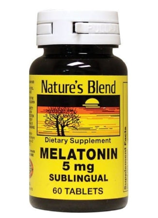National Vitamin Company Nature's Blend Natural Sleep Aid 60 per Bottle Tablet 5 mg Strength - 54629061500