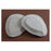 Econoline Products Pad Orthopedic Oval Metatarsal Felt 2.75X2.25" 3/16" Thick White 100/Pk - 1008478