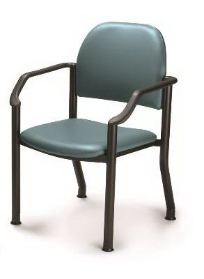 Midmark 680 Series Upholstered Side Chair Lunar Gray - 680-002-845
