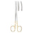Miltex-Integra Scissors Metzenbaum 9" Blunt Curved Tungsten Carbide Ea - 5-189TC