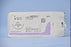 J & J Healthcare Systems Coated Vicryl Suture with Needle Absorbable Coated Violet Suture Braided Polyglactin 910 Size 1 36 Inch Suture 1-Needle 36 mm Length 1/2 Circle Reverse Cutting Needle - J474H