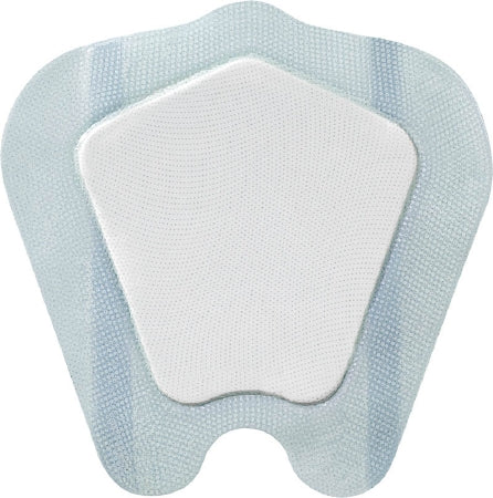 Coloplast Biatain Silicone Foam Dressing 9-4/5 X 9-4/5 Inch Sacral Silicone Adhesive with Border Sterile - 39000