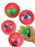 Medibadge Kids Love Stickers 12 Per Unit Emoji Squeeze Balls Toy Chest 2.5 Inch - 5865