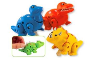 Medibadge Kids Love Stickers 12 Per Unit Press And Go Dino Toy Toy Chest 3.25 Inch - 5676