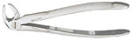 Miltex - Extracting Forceps English 4-1/2 Inch Length OR Grade German Stainless Steel NonSterile NonLocking Plier Handle Curved Smooth Beaks - DEF33