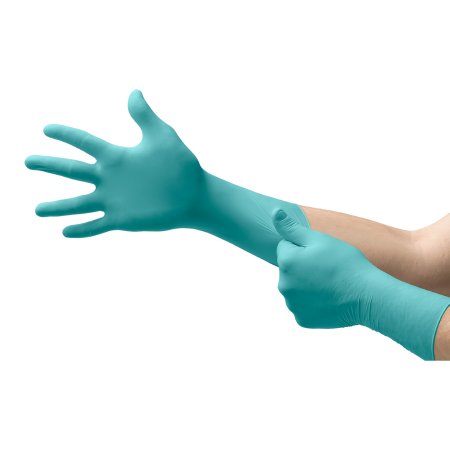 MICROFLEX N85 - Exam Glove Large NonSterile Nitrile Standard Cuff Length Fully Textured Light Blue Not Chemo Approved - N853