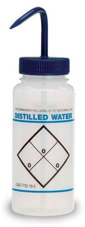 Market Lab - Safety Wash Bottle Distilled Water Label - 0620